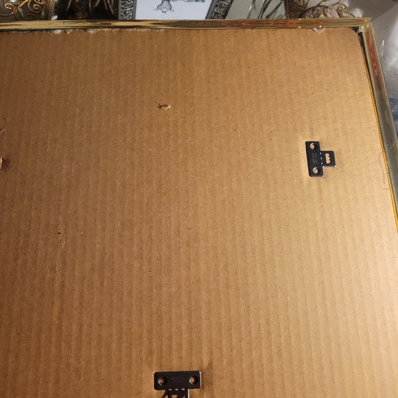 HANDMADE QUILTED TAPESTRY OF SANTA 16" FRAMED. VINTAGE - Picture 2 of 6